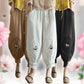 🔥Hot Sale 49% OFF💝Women's Lace Embroidered Linen Cotton Bloomers Pants