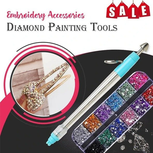 🎅Christmas Hot Sale 🎁Diamond Painting Pen DIY Embroidery Accessories Kit