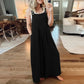 🔥BUY 2 GET 10% OFF💝Women's Sleeveless Wide Leg Jumpsuit with Pockets