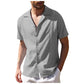 🔥BUY 2 GET 10% OFF💝Men's Loose Linen Short Sleeve Casual Shirt
