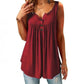 🔥BUY 2 GET 10% OFF💝Women's Button-Front Tunic Tank Top