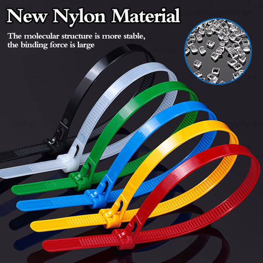 🔥Hot Sale - 49% OFF🔥Buckle Self-locking Premium Nylon Cable Wire Ties