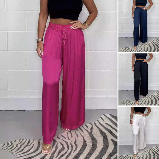 🔥BUY 2 GET 10% OFF💝Straight Leg Smooth Loose Trousers