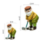 🔥BUY 2 GET 10% OFF💝Resin Golf Gnome Sculpture Dwarf Statues