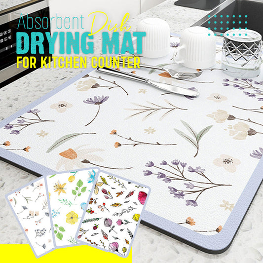 🔥Hot Sale 49% OFF🔥Kitchen Absorbent Dish Drying Mat