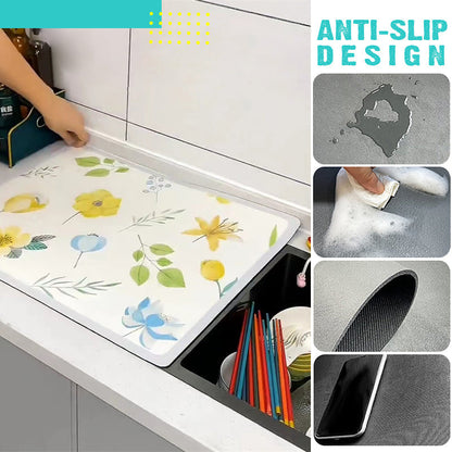 🔥Hot Sale 49% OFF🔥Kitchen Absorbent Dish Drying Mat