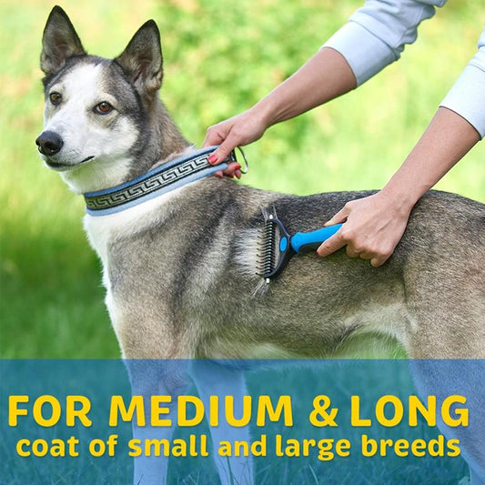 🔥Buy 2 Get 1 Free🔥Efficient Double-Sided Pet Grooming Brush