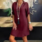 💕Hot Sale 49% OFF🌷Nordic Style Rayon Short-Sleeved Shirt Dress👗