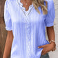 🔥HOT SALE 49% OFF🔥V Neck Plain Lace Elegant Shirt