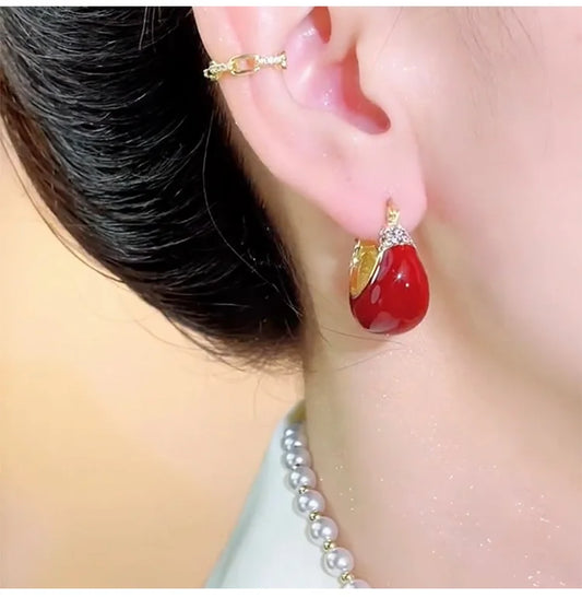 🔥BUY 2 GET 10% OFF💝Diamond-encrusted elegant earrings