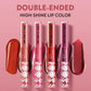 🔥Buy 2 Get 2 Free🔥16 Colors Double Ended Highlighting Lip Gloss