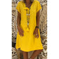🔥Hot Sale 49% OFF🔥Casual V Neck Midi Dress