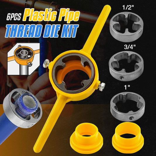 🔥Hot Sale - 49% OFF🔥6PCS Plastic Pipe Thread Die Kit