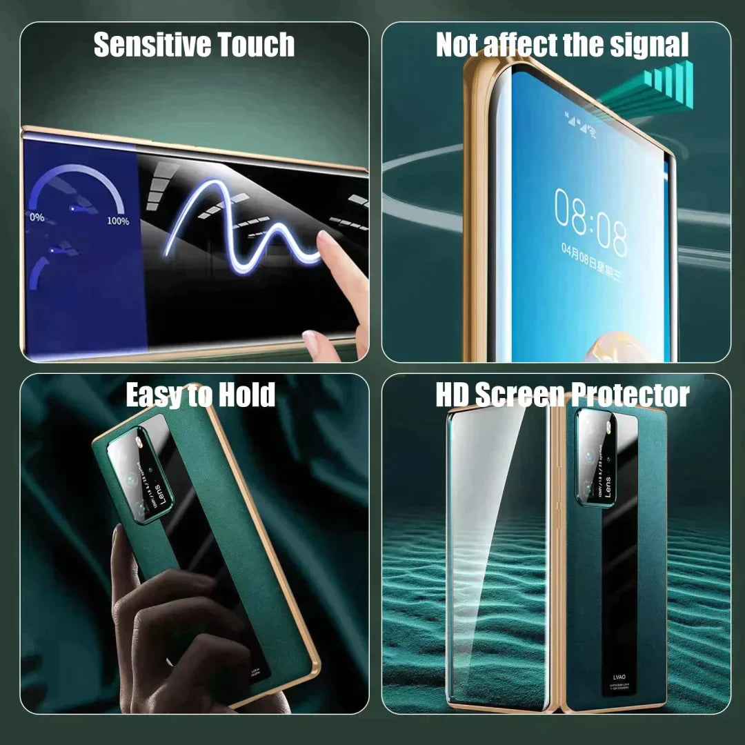 Samsung S22 Series Glass Goggles Magnetic All inclusive Fall Proof Mobile Phone Case-9