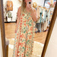🔥Hot Sale - 49% OFF🎁Vintage floral print loose sleeveless jumpsuit
