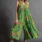 🔥Hot Sale - 49% OFF🎁Vintage floral print loose sleeveless jumpsuit